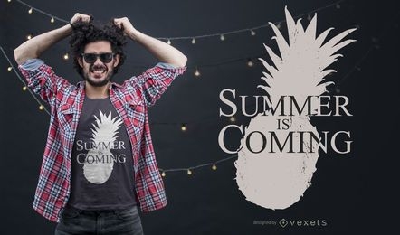 Sommer kommt T-Shirt Design