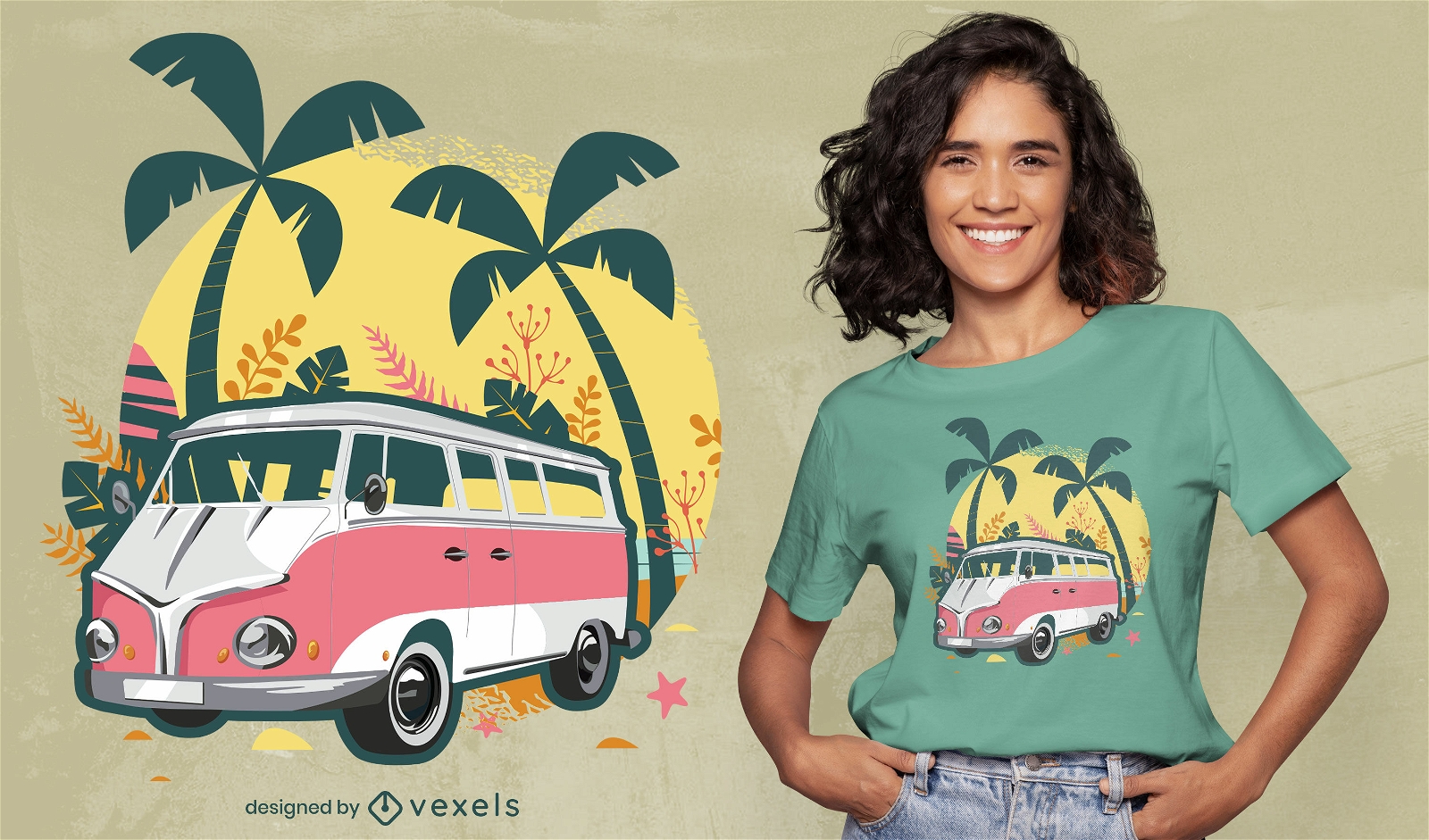 Travel Van T-shirt Design