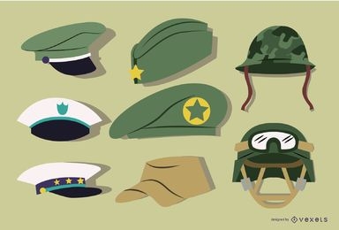 Military Hat Set
