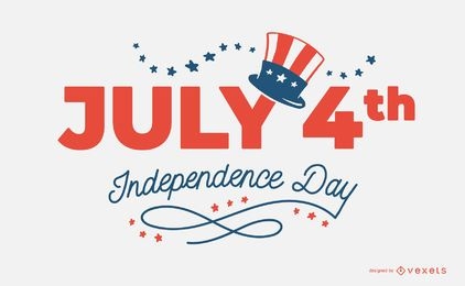 4 de julio diseño del día de la independencia