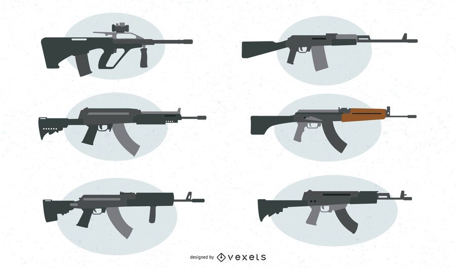 Conjunto de vectores de armas de asalto Conjunto de vectores de armas de asalto