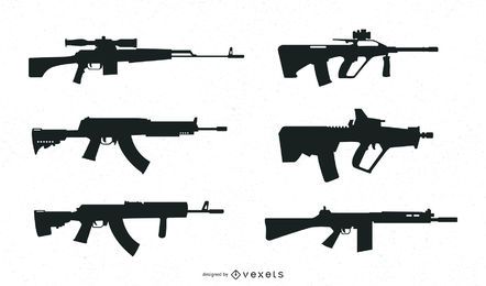 Shotgun Silhouette Design Shotgun Silhouette Design