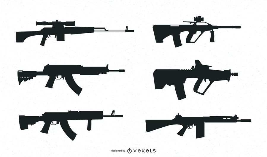 Shotgun Silhouette Design Shotgun Silhouette Design