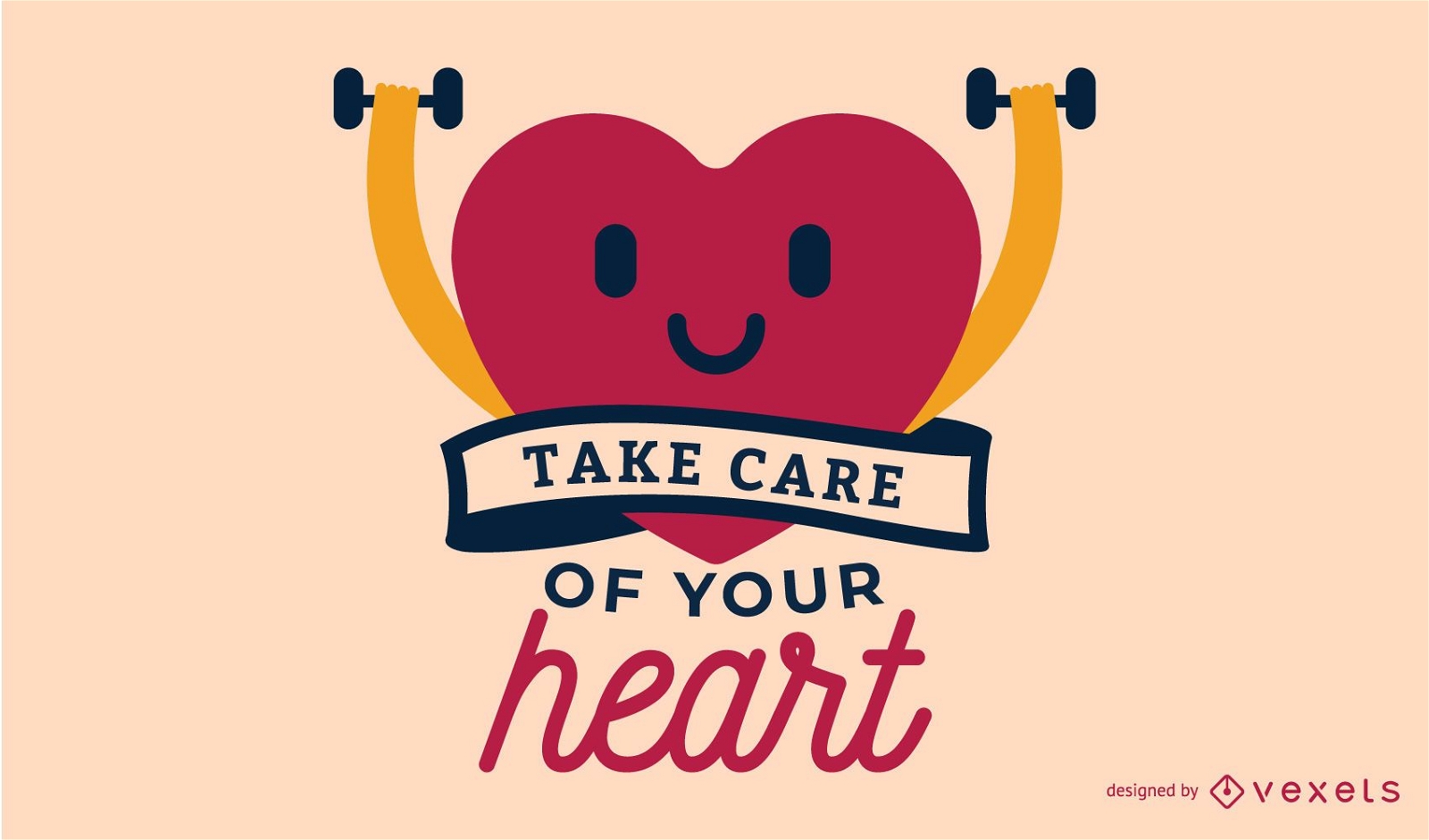 Take Care of your Heart Illustration 