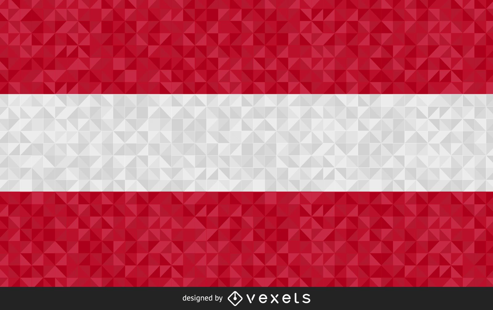 Austria Flag Graphic Design