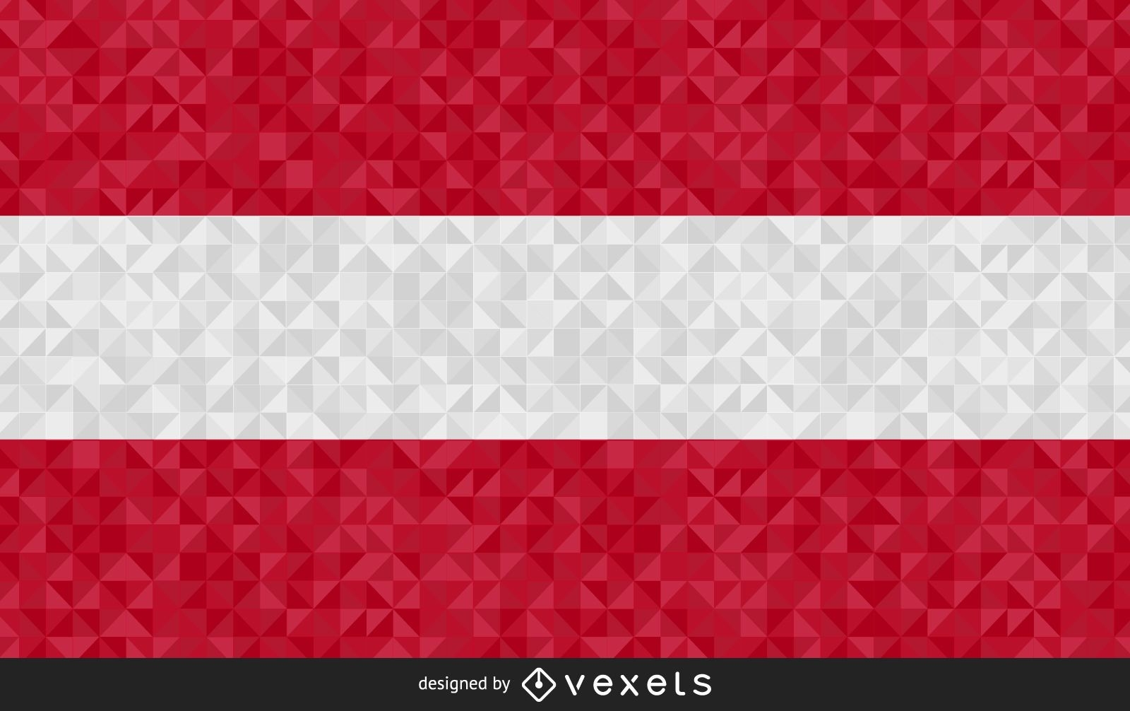 Österreich Flagge Grafikdesign