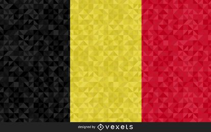 Bandera de Bélgica de diseño artístico. Bandera de Bélgica de diseño artístico.