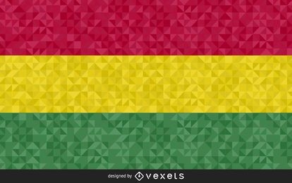 Polygonal Flag Vector Design