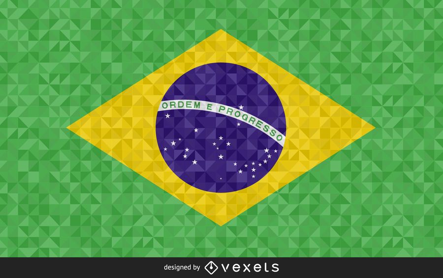 Bandera de Brasil Resumen Diseño Bandera de Brasil Resumen Diseño