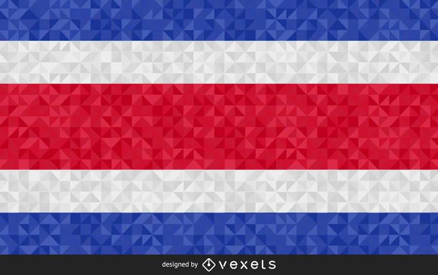 Bandera de Costa Rica Diseño Abstracto Bandera de Costa Rica Diseño Abstracto