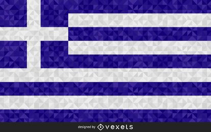 Flag of Greece Abstract Design Flag of Greece Abstract Design