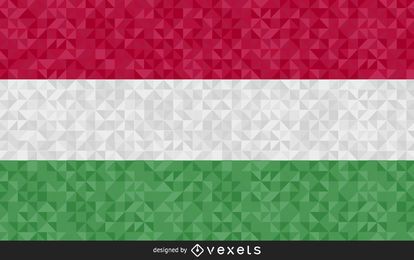 Bandera de Hungría Diseño Abstracto Bandera de Hungría Diseño Abstracto