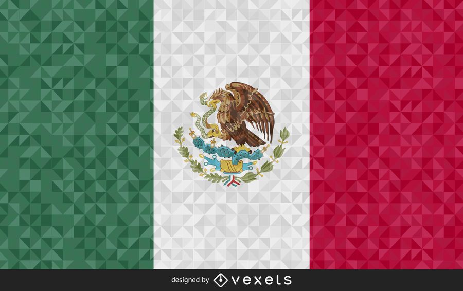 Download Flag of Mexico Abstract Design - Vector download