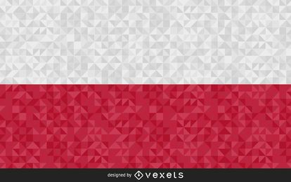 Bandera de Polonia Resumen Diseño Bandera de Polonia Resumen Diseño