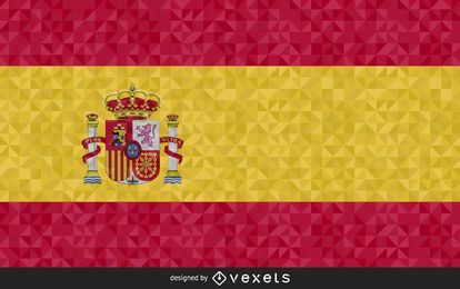 Flag of Spain Abstract Design Flag of Spain Abstract Design