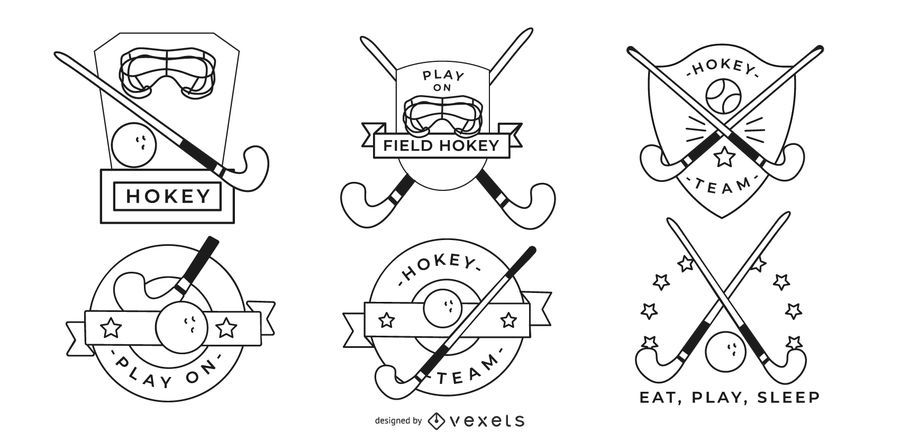 Hockey Badges Design Hockey Badges Design