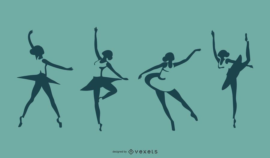 Ballerina Silhouette Set Ballerina Silhouette Set