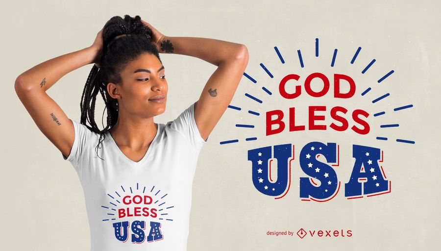 God bless T-Shirt Design God bless T-Shirt Design