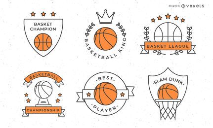 Basketball Badge Collection Basketball Badge Collection