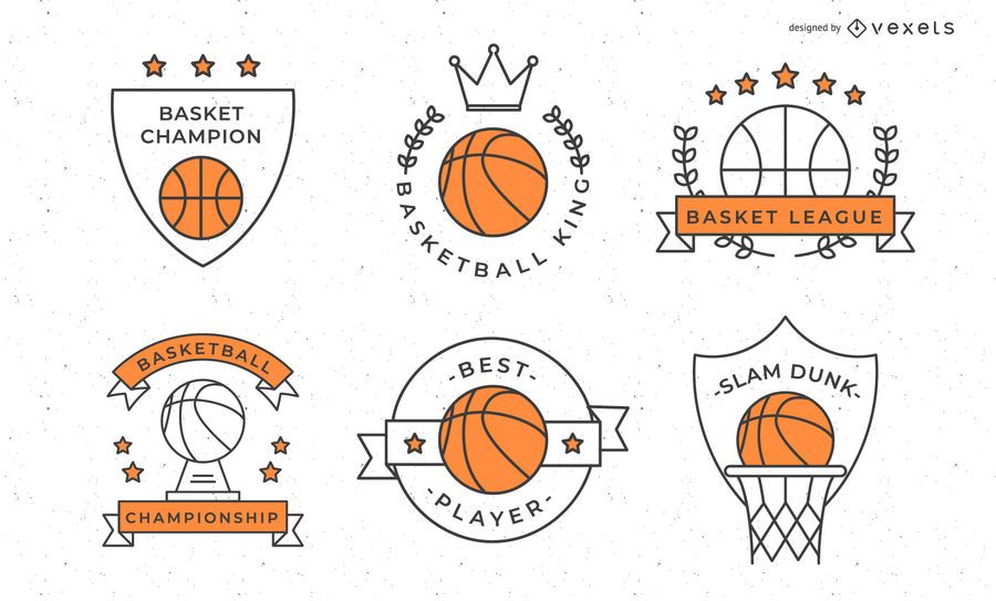 Basketball Badge Collection Basketball Badge Collection