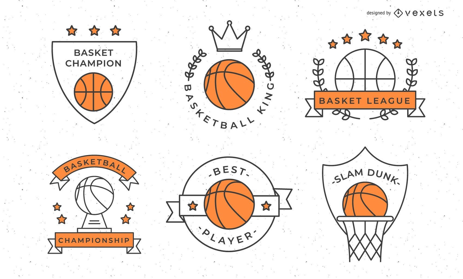 Basketball Badge Collection