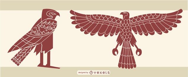 Descarga Vector De Elegante Diseño De águila Egipcia