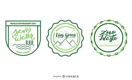 Ecologic badge designs Ecologic badge designs