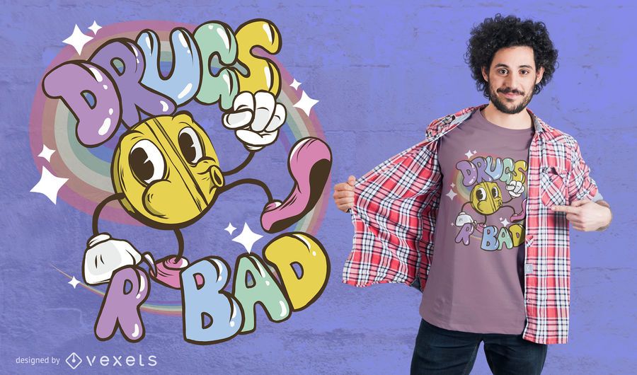 Las drogas son mal diseño de camiseta Las drogas son mal diseño de camiseta