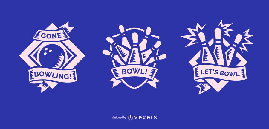 Bowling badge designs Bowling badge designs