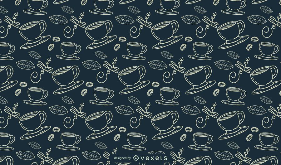 Coffee Lineal Pattern Coffee Lineal Pattern