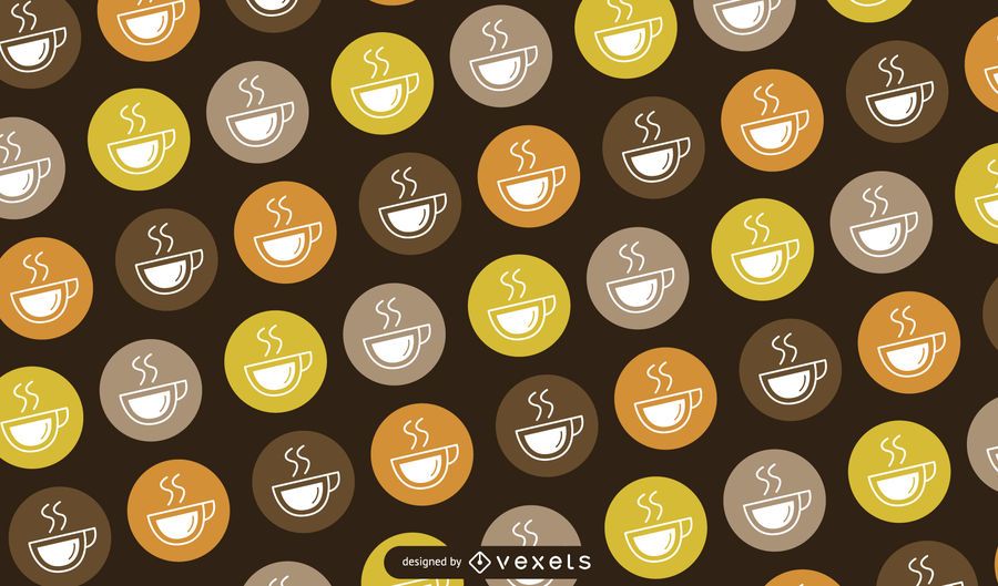 Coffee Cup Logo Pattern Coffee Cup Logo Pattern