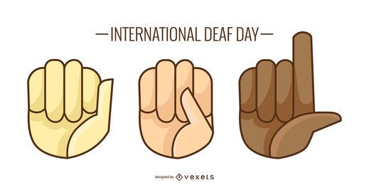 Deaf Day Illustration Design Deaf Day Illustration Design