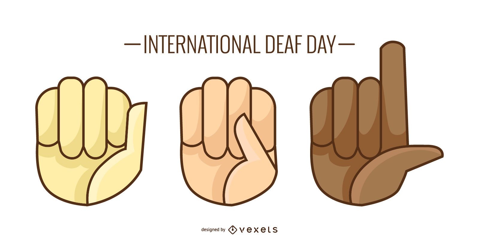Deaf Day Illustration Design 