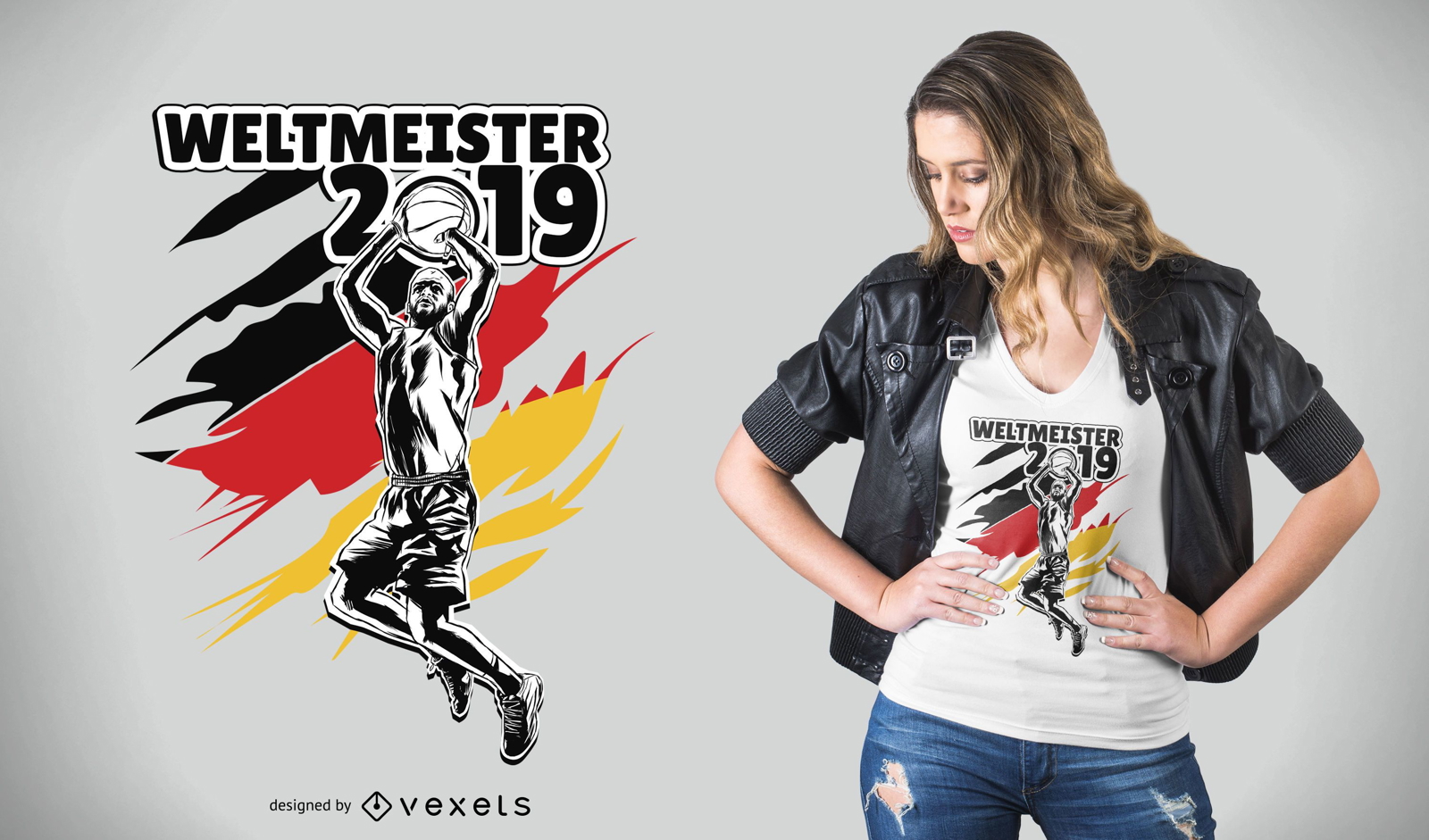 Design de camisetas da WorldCup para basquete