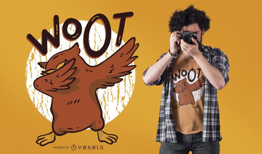 Dabbing Owl T-shirt Design Dabbing Owl T-shirt Design