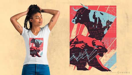 Diseño de camiseta del mercado de valores Diseño de camiseta del mercado de valores
