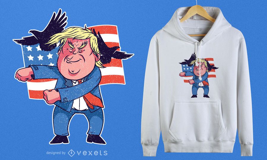 Dancing Trump T-Shirt Design Dancing Trump T-Shirt Design