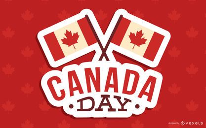 Diseño de fondo del día de Canadá