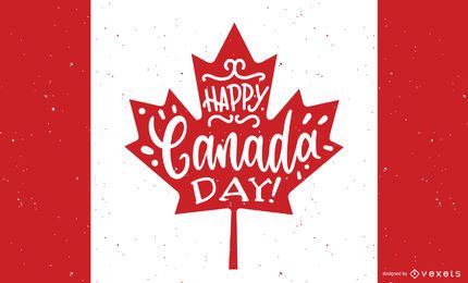 Feliz día de Canadá diseño de fondo Feliz día de Canadá diseño de fondo