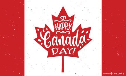 Happy Canada Day Hintergrunddesign