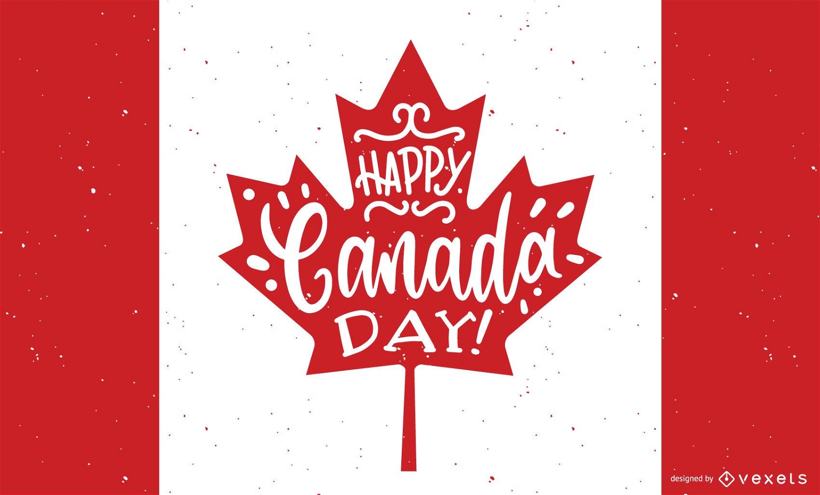 Happy Canada Day Hintergrunddesign