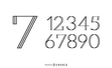 Number Line Design Set Number Line Design Set