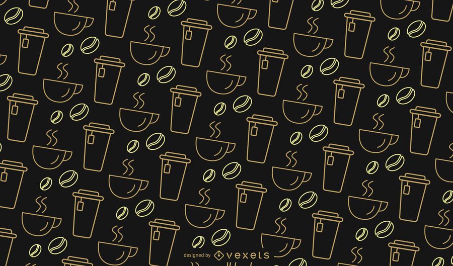 Simple coffee pattern Simple coffee pattern