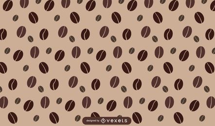 Coffee bean pattern design Coffee bean pattern design