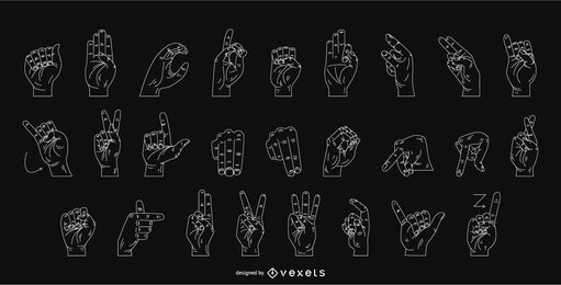 sign language chart design sign language chart design