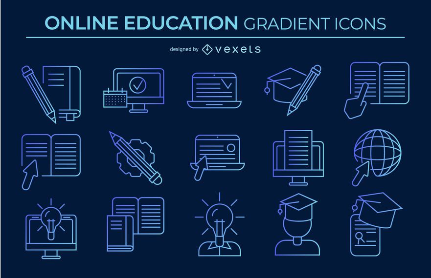online education icons pack online education icons pack