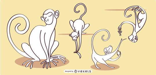 Mono Lineal Vector Collection Mono Lineal Vector Collection