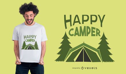 Diseño de camiseta de camping exterior. Diseño de camiseta de camping exterior.
