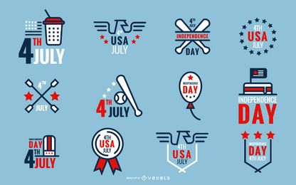 4th of July Icons 4th of July Icons