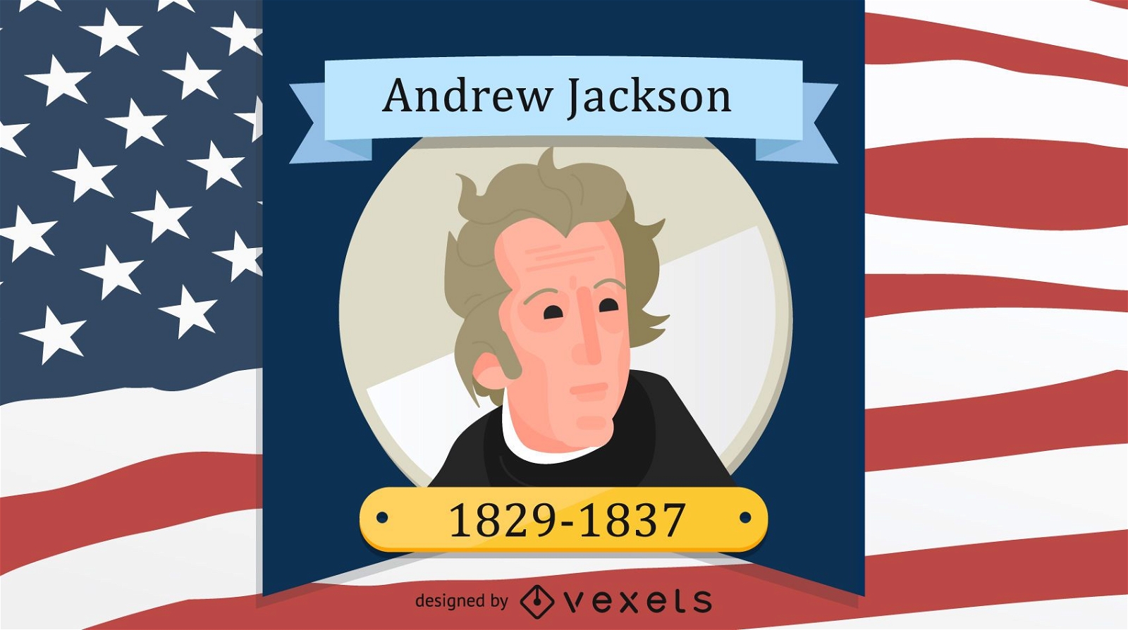 Präsident Andrew Jackson Design